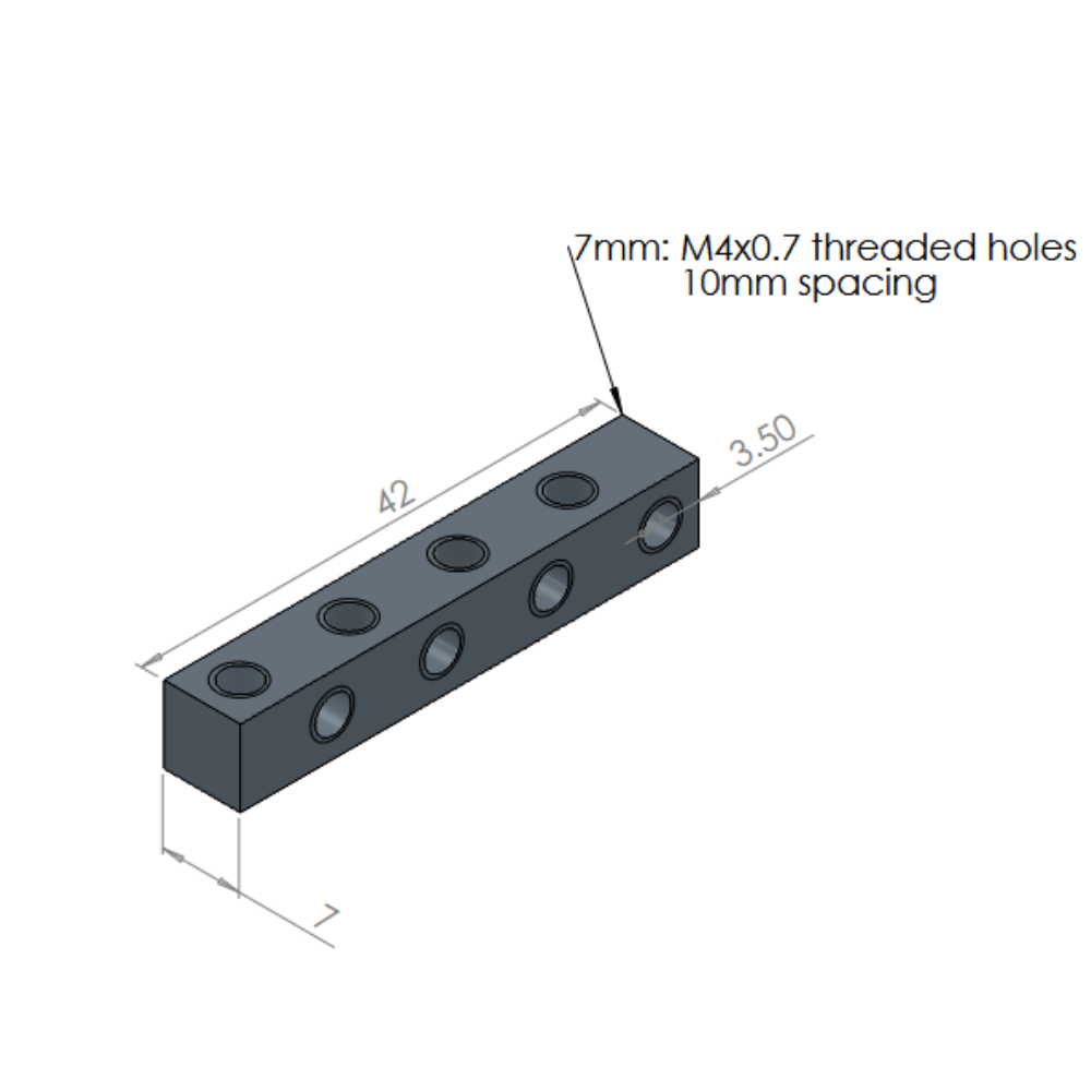 FingerTech Metric NutStrip - M4