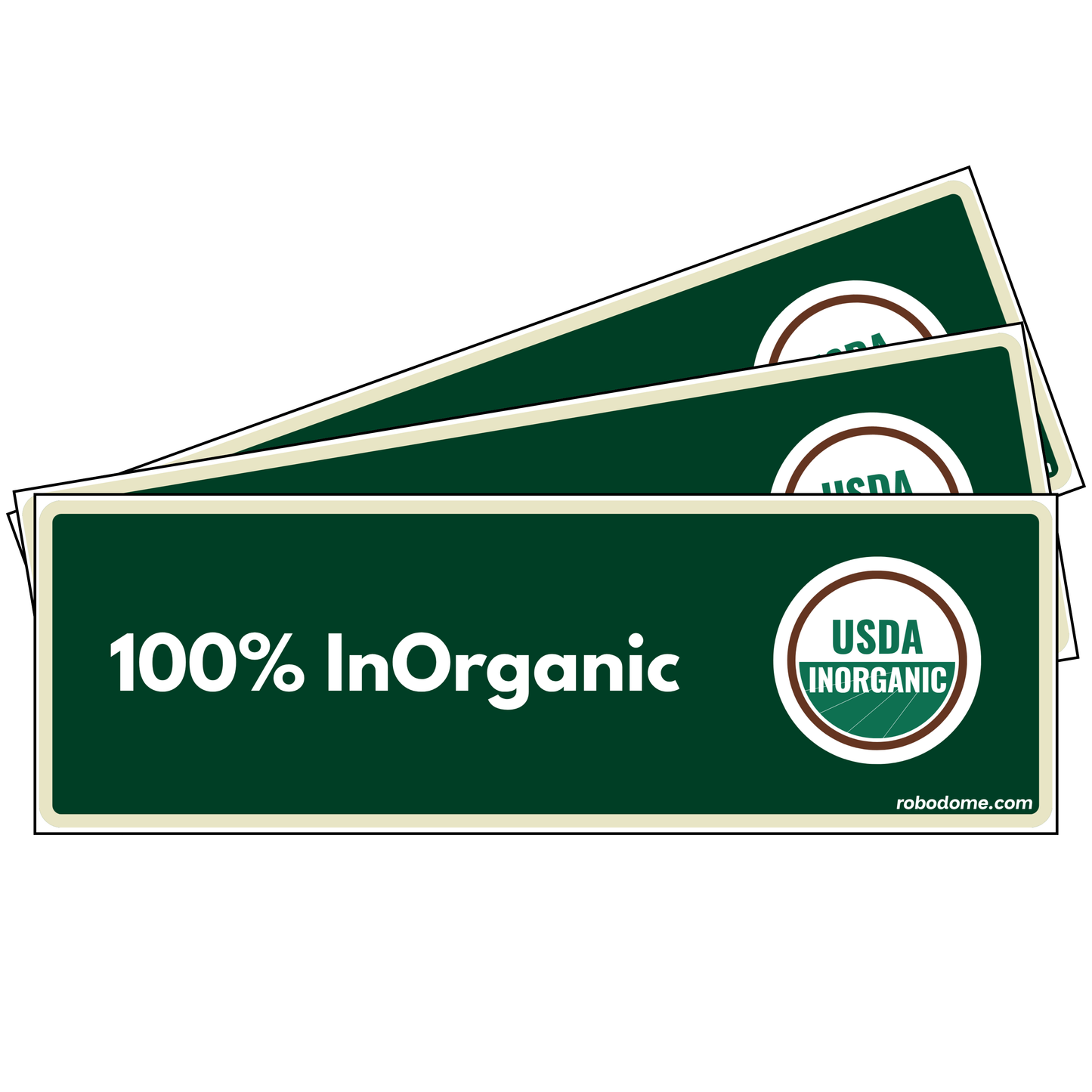 100% INORGANIC  (x3)