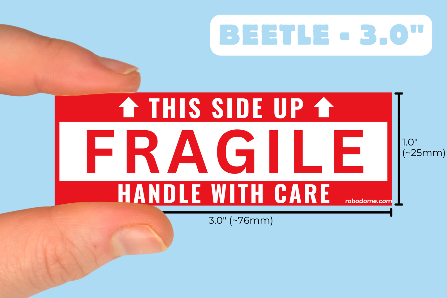 FRAGILE - HANDLE WITH CARE  (x3)