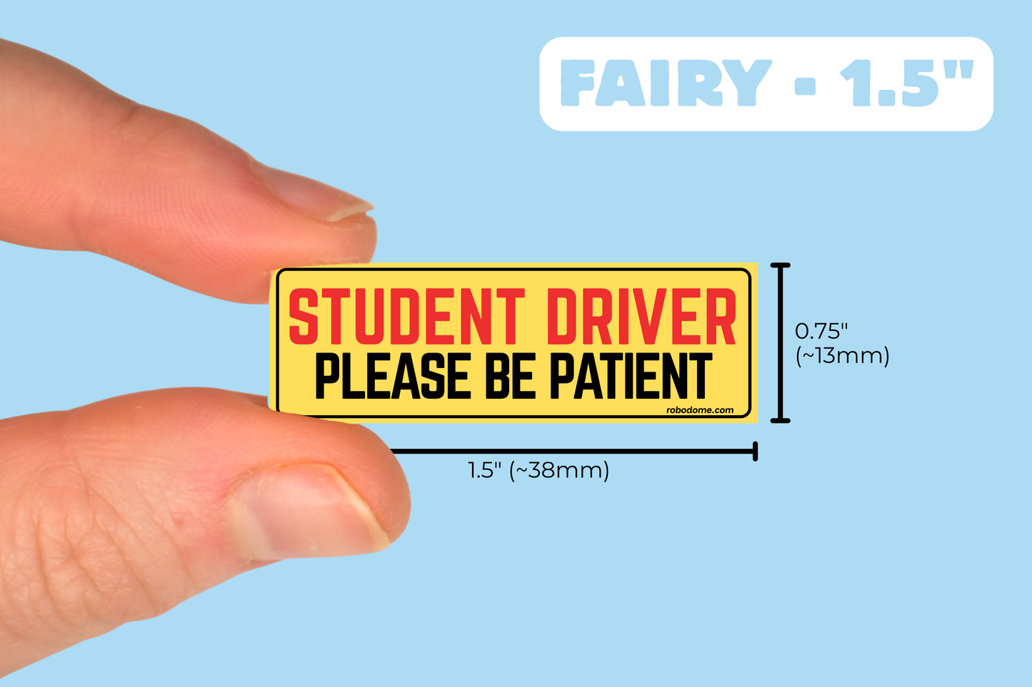 STUDENT DRIVER PLEASE BE PATIENT