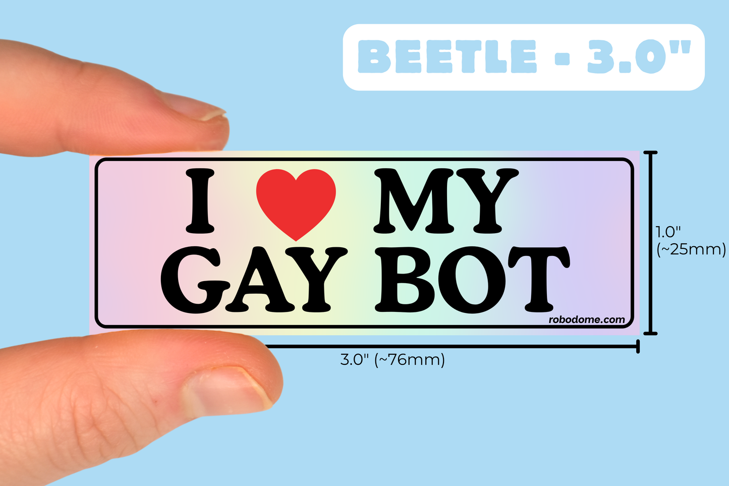I ❤️ MY GAY BOT (x3)