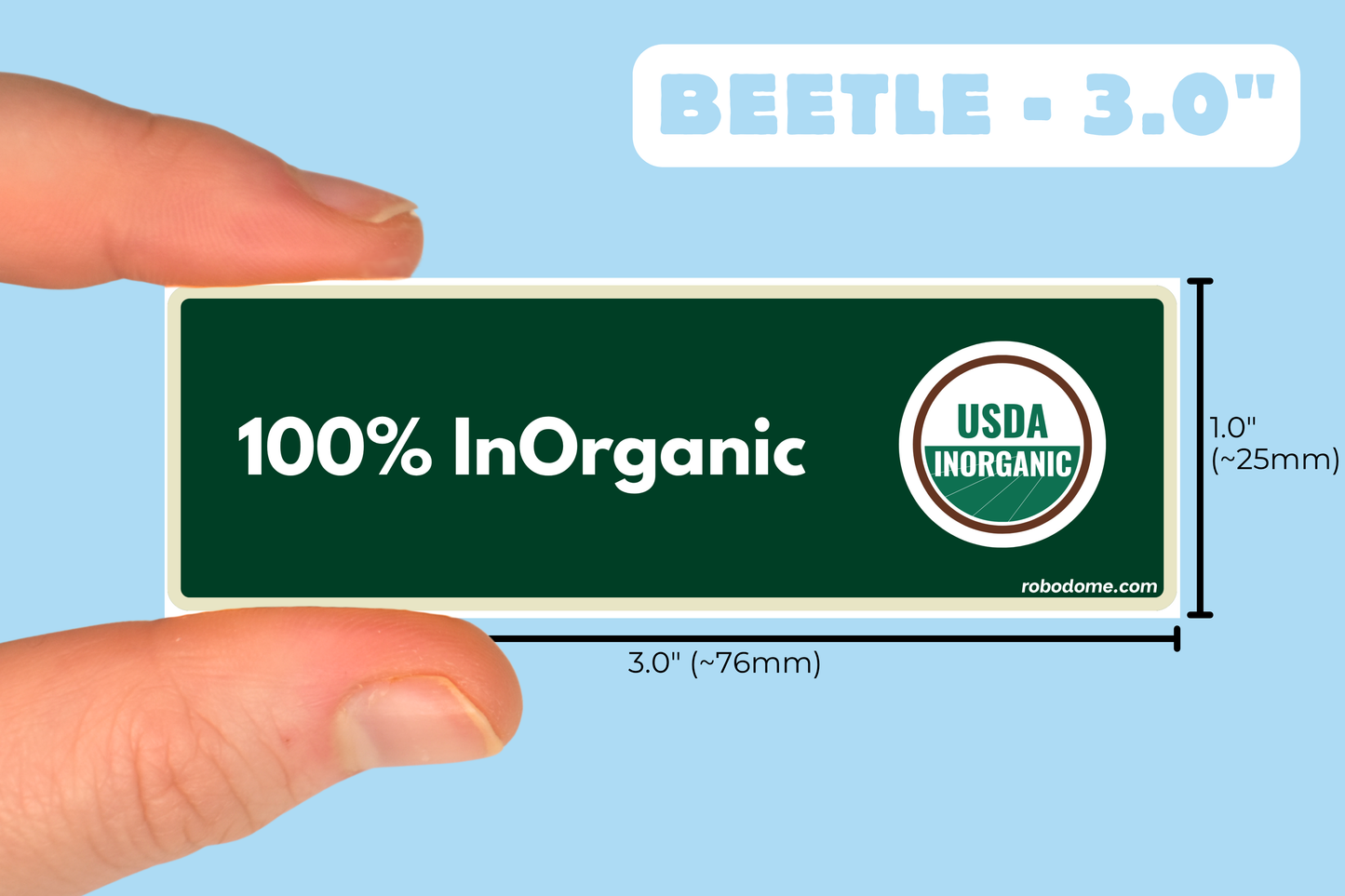 100% INORGANIC  (x3)