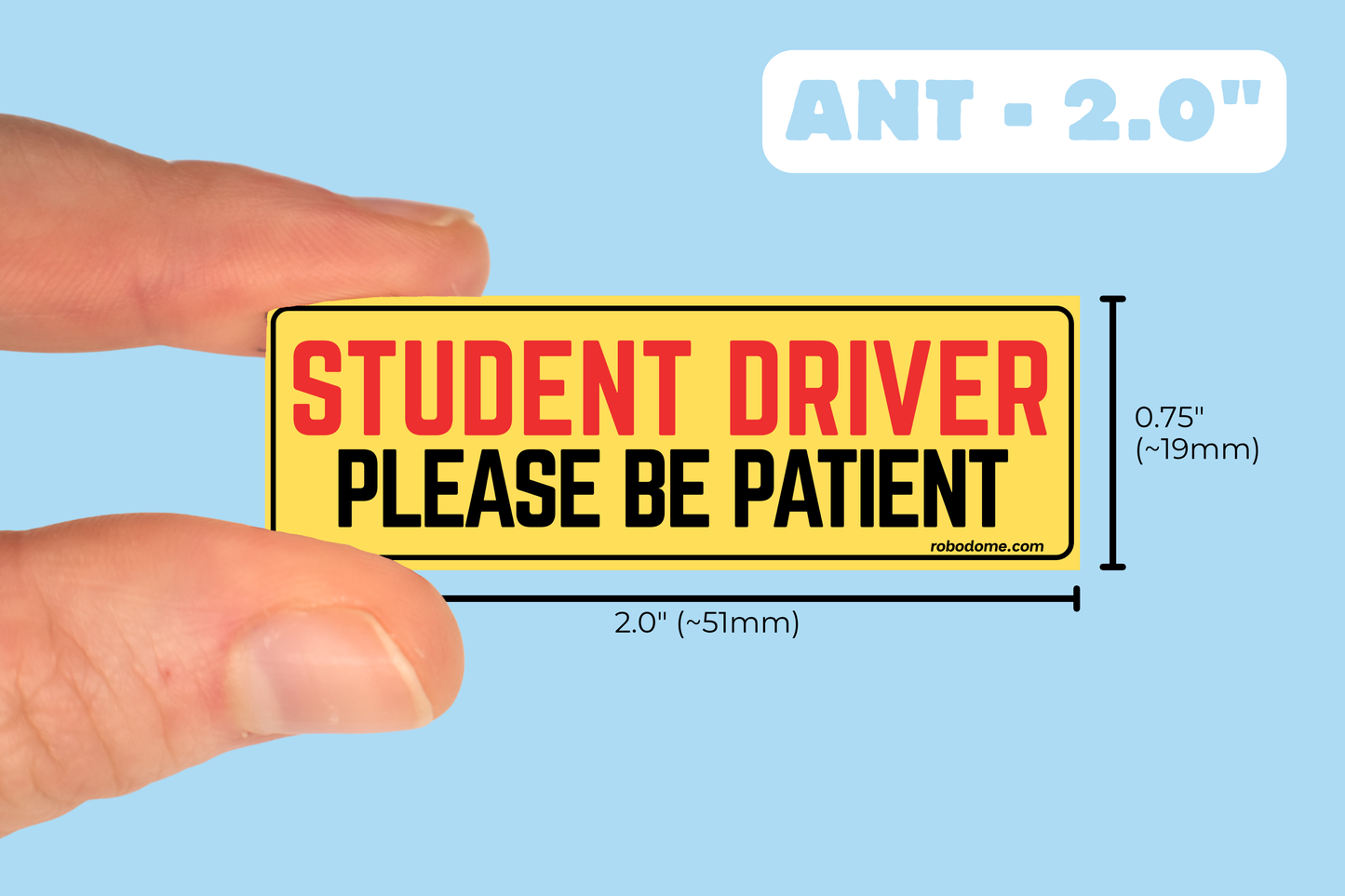 STUDENT DRIVER PLEASE BE PATIENT