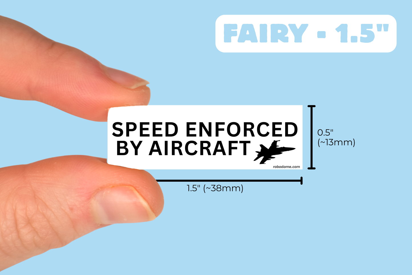 SPEED ENFORCED BY AIRCRAFT (x3)