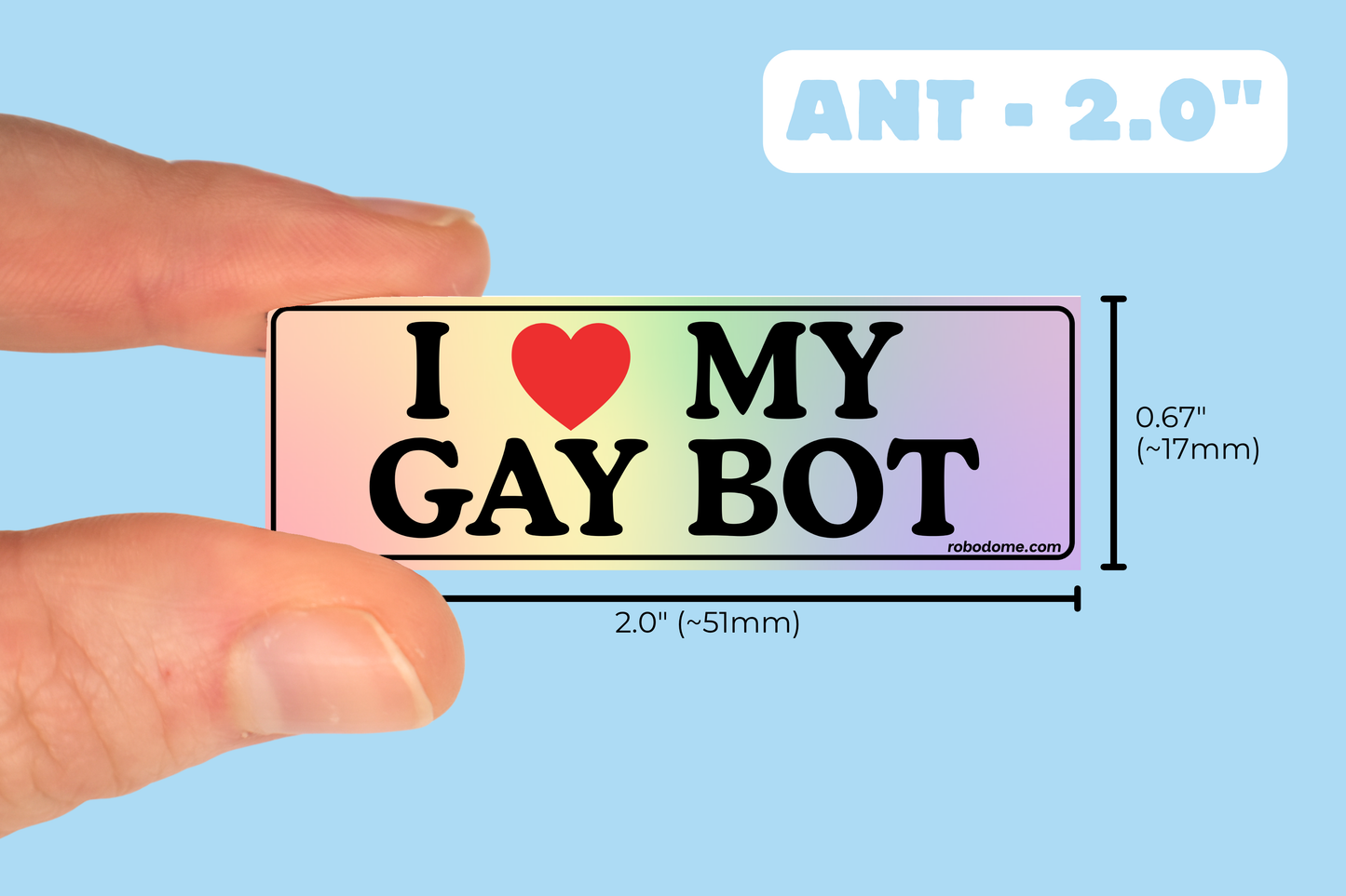 I ❤️ MY GAY BOT (x3)