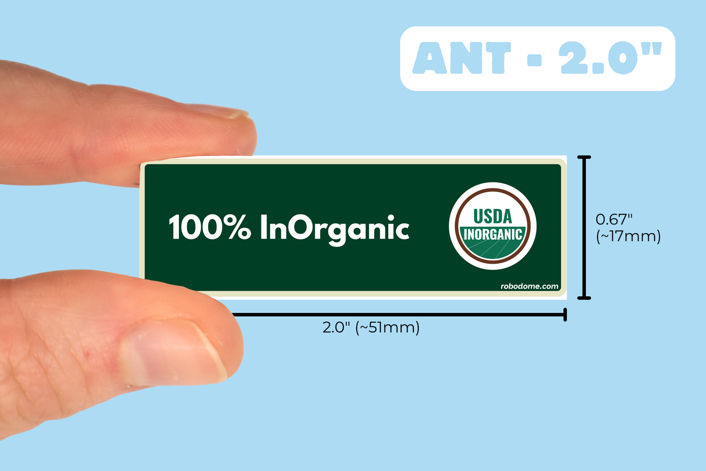 100% INORGANIC  (x3)