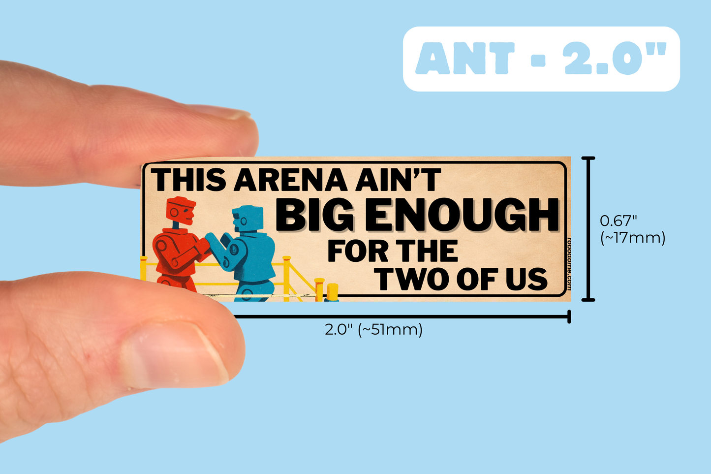 THIS ARENA AIN'T BIG ENOUGH FOR THE TWO OF US (x3)