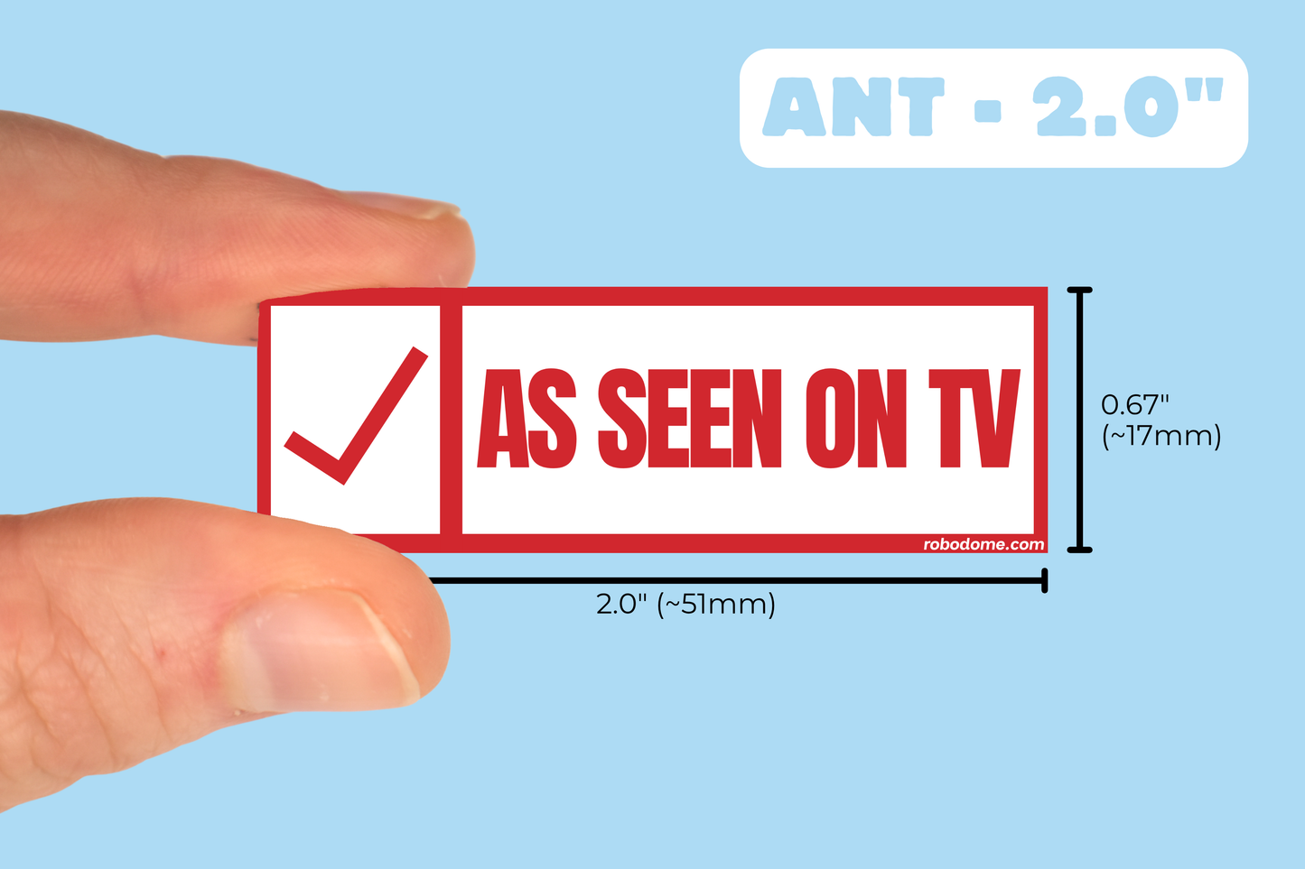 AS SEEN ON TV (x3)