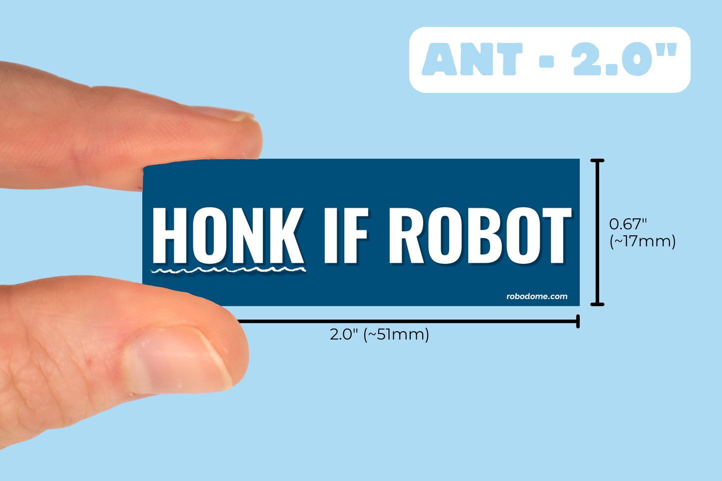HONK IF ROBOT (x3)