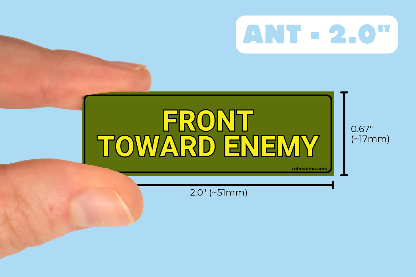 FRONT TOWARD ENEMY (x3)