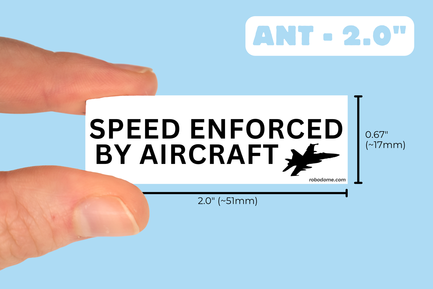 SPEED ENFORCED BY AIRCRAFT (x3)