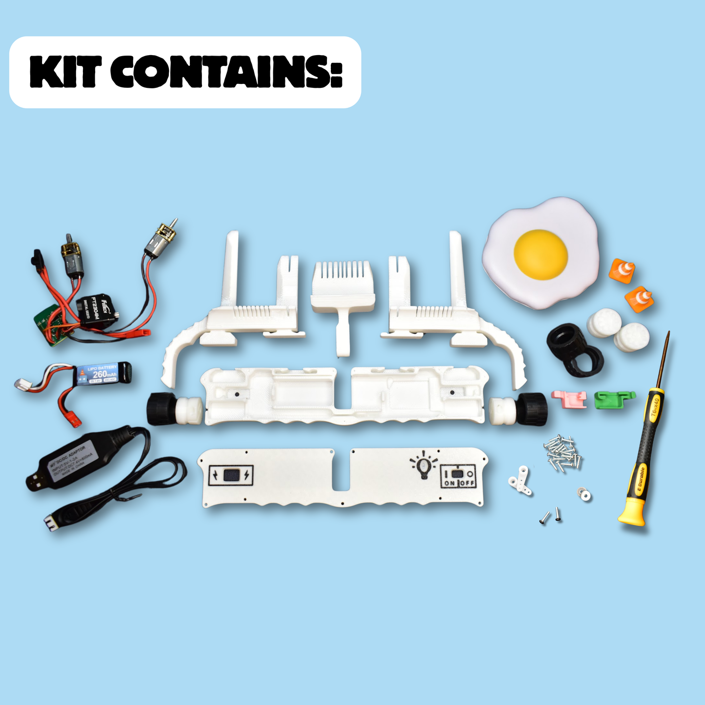 PRE-ORDER ZIPZOP™ 150g COMBAT ROBOT KIT