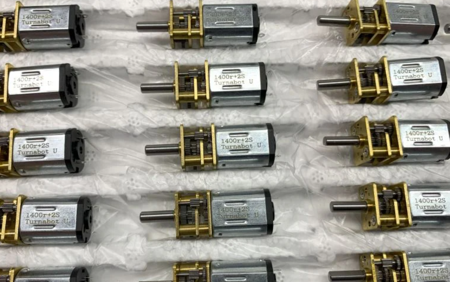 Turnabot High-Powered N20 1400RPM High-Temp Hardened Shaft Motors