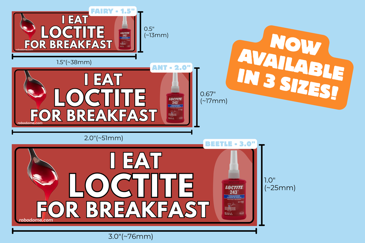 I EAT LOCTITE FOR BREAKFAST (x3)
