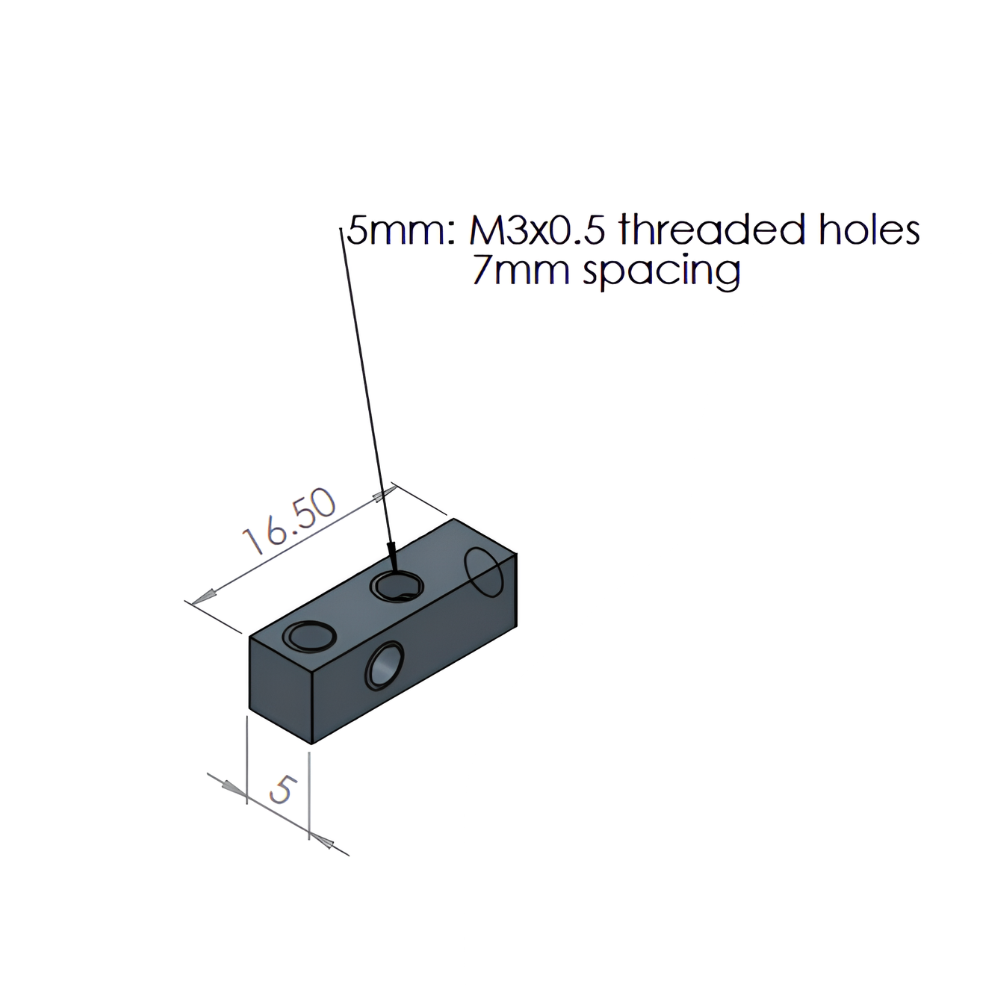 FingerTech Metric NutStrip - M3