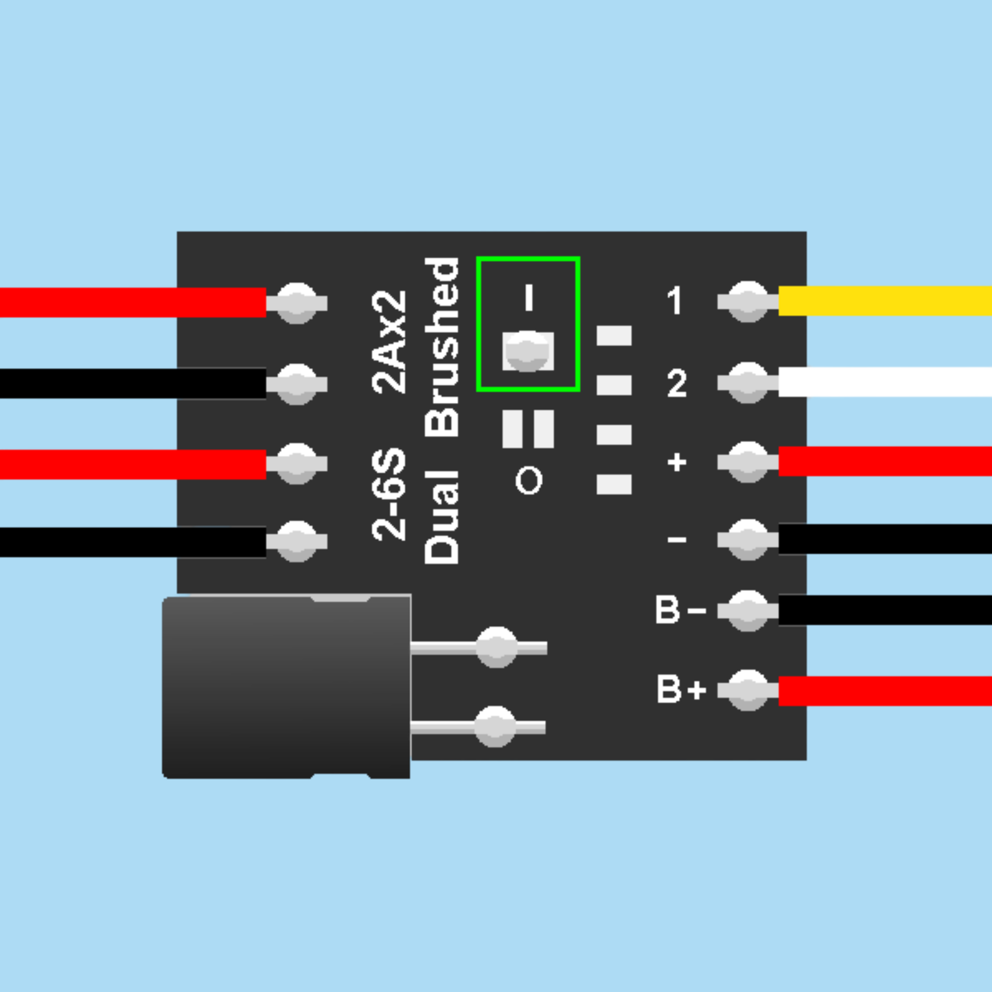 Budget Ant (1lb) Dual Drive Brushed ESC
