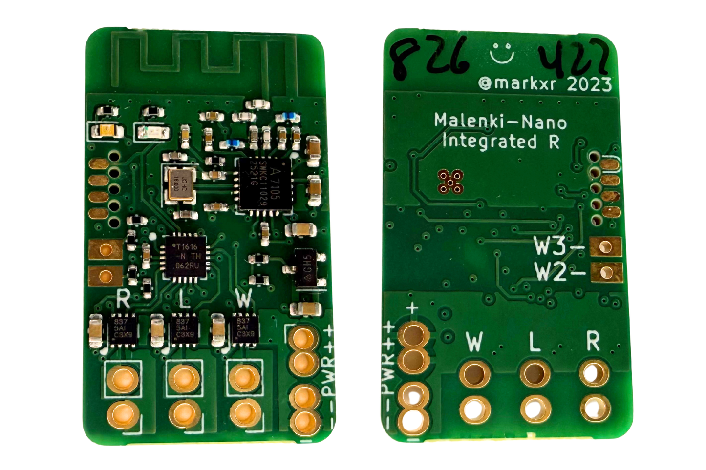 Malenki-Nano: Triple Brushed ESC + FS2A Receiver Combo Board