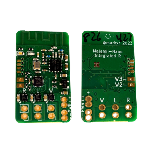 Malenki-Nano: Triple Brushed ESC + FS2A Receiver Combo Board